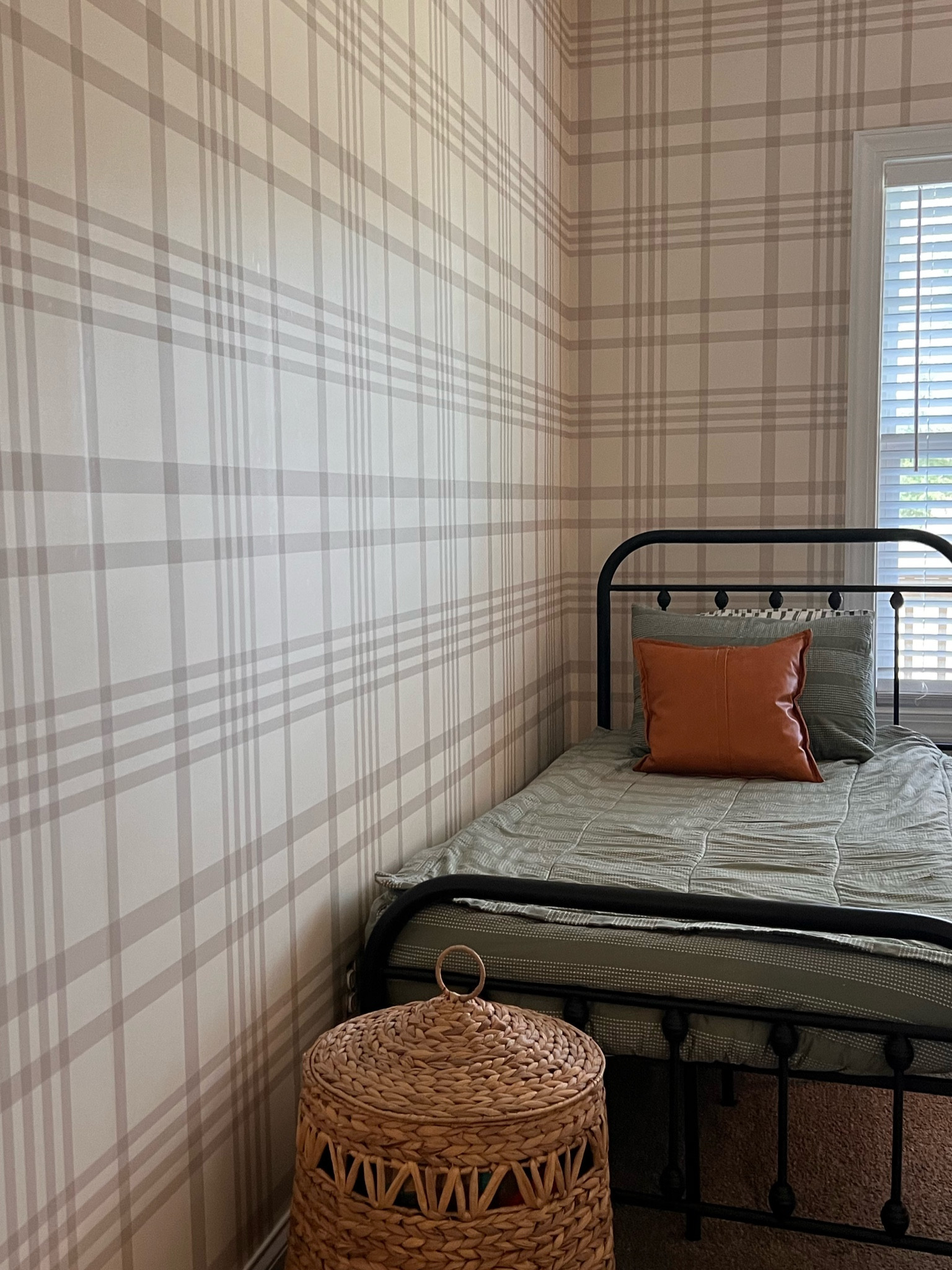 Boys room isn’t finished yet but this wallpaper is a showstopper! Love how it turned out. My Beddys discount code is TAYLOR 