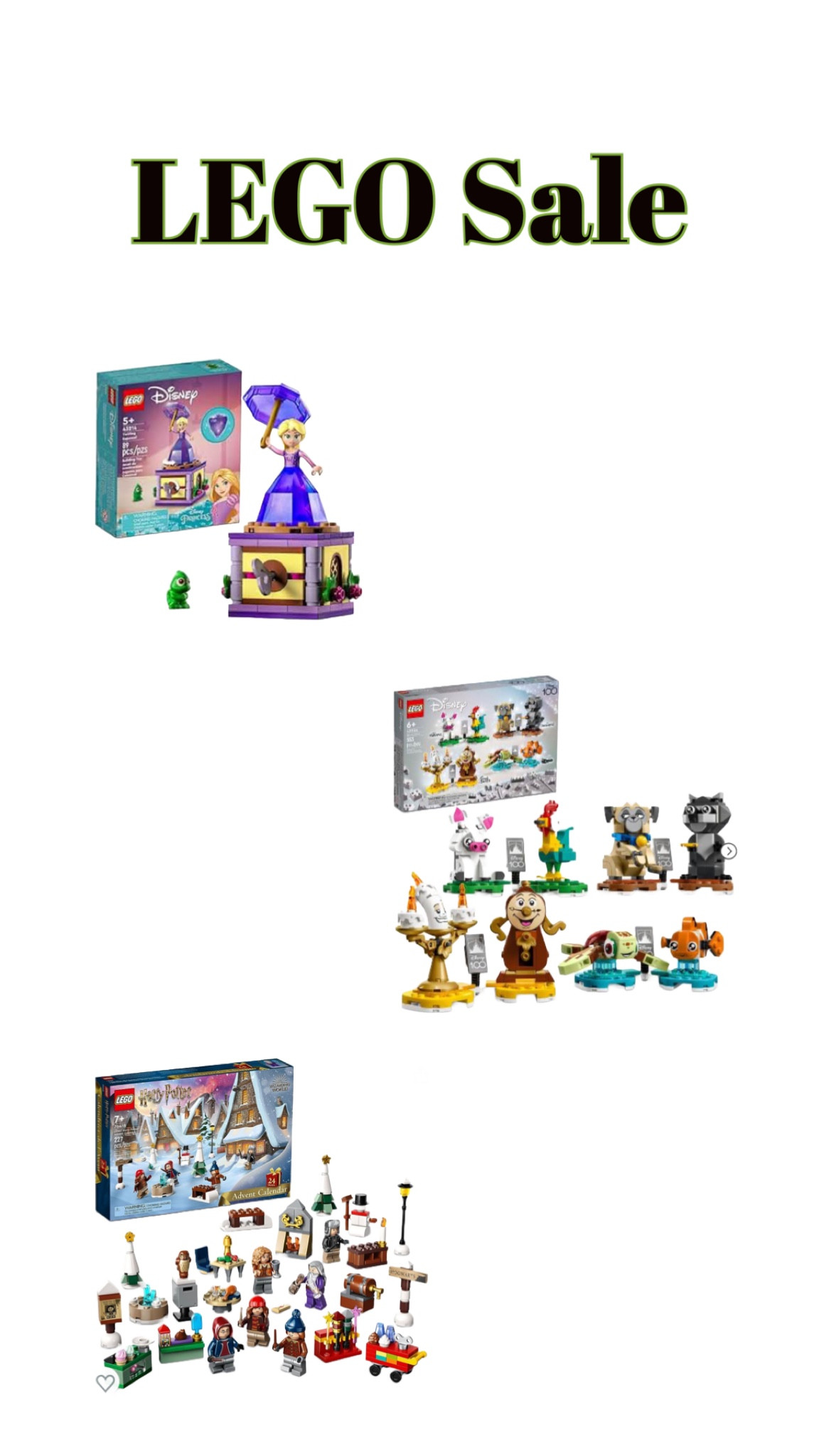 LEGO sets on sale at Amazon and Target! Harry Potter, Disney, Advent Calendar 

#LTKHolidaySale #LTKGiftGuide #LTKHoliday