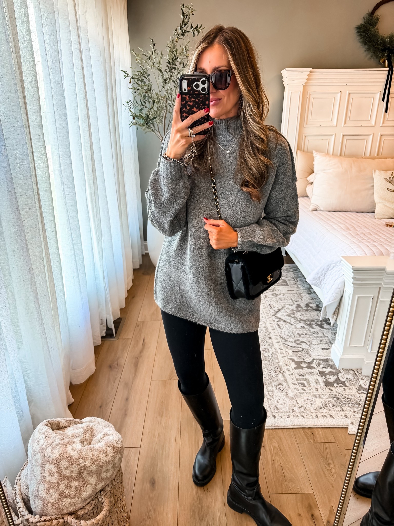 Today’s outfit 
Size medium sweater 
Size medium leggings 

#LTKMidsize #LTKmorningroutine #LTKOver40