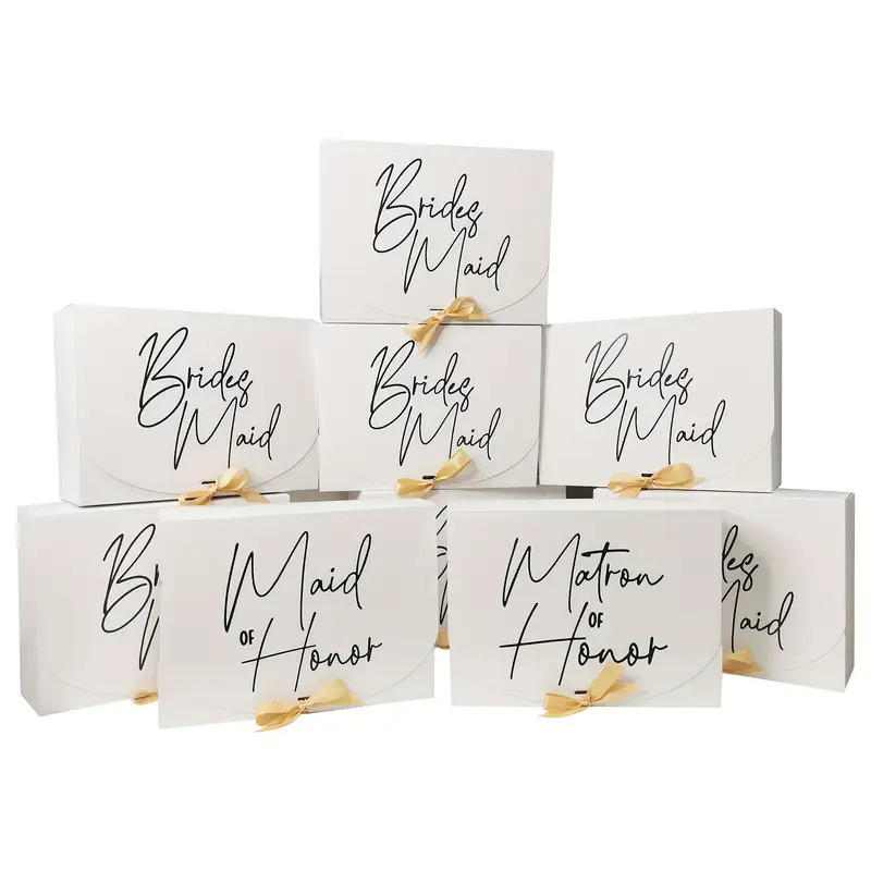 Storage Bags Bridesmaid Proposal Box Set Ribbon Maid   - Temu | Temu Affiliate Program