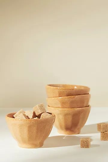 Mini Reactive Glazed Latte Bowls, Set of 4 | Anthropologie (US)