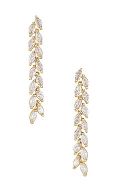 SHASHI Jadore Drop Earring in Gold from Revolve.com | Revolve Clothing (Global)