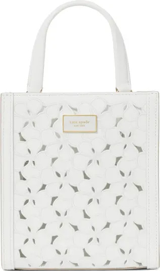 Kate Spade New York mini manhattan eyelet leather crossbody bag | Nordstrom | Nordstrom