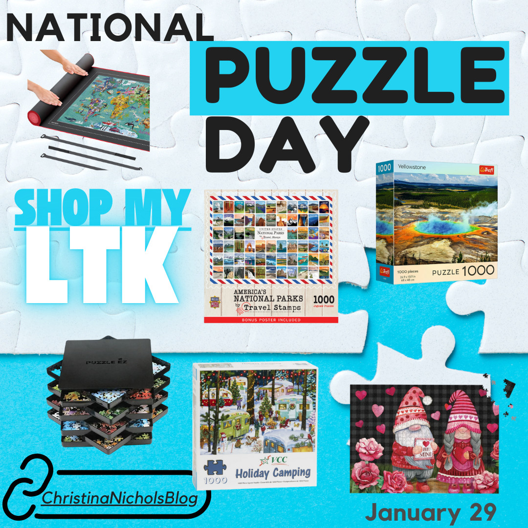 National Puzzle Day My Favorite Puzzles and Puzzle Accessories! #mentalBreak #ChristinaNicholsBlog #Hobbies #relaxation #Teamwork 

 
