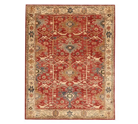 Channing Persian-Style Hand Tufted Wool Rug | Pottery Barn (US)