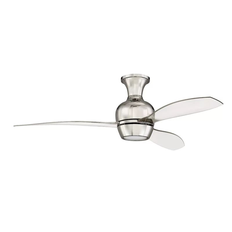 52'' Mcnemar 3 - Blade LED Propeller Ceiling Fan with Wall Control and Light Kit Included | Wayfair North America