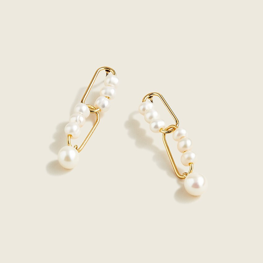 Pearl chain drop earrings | J. Crew US