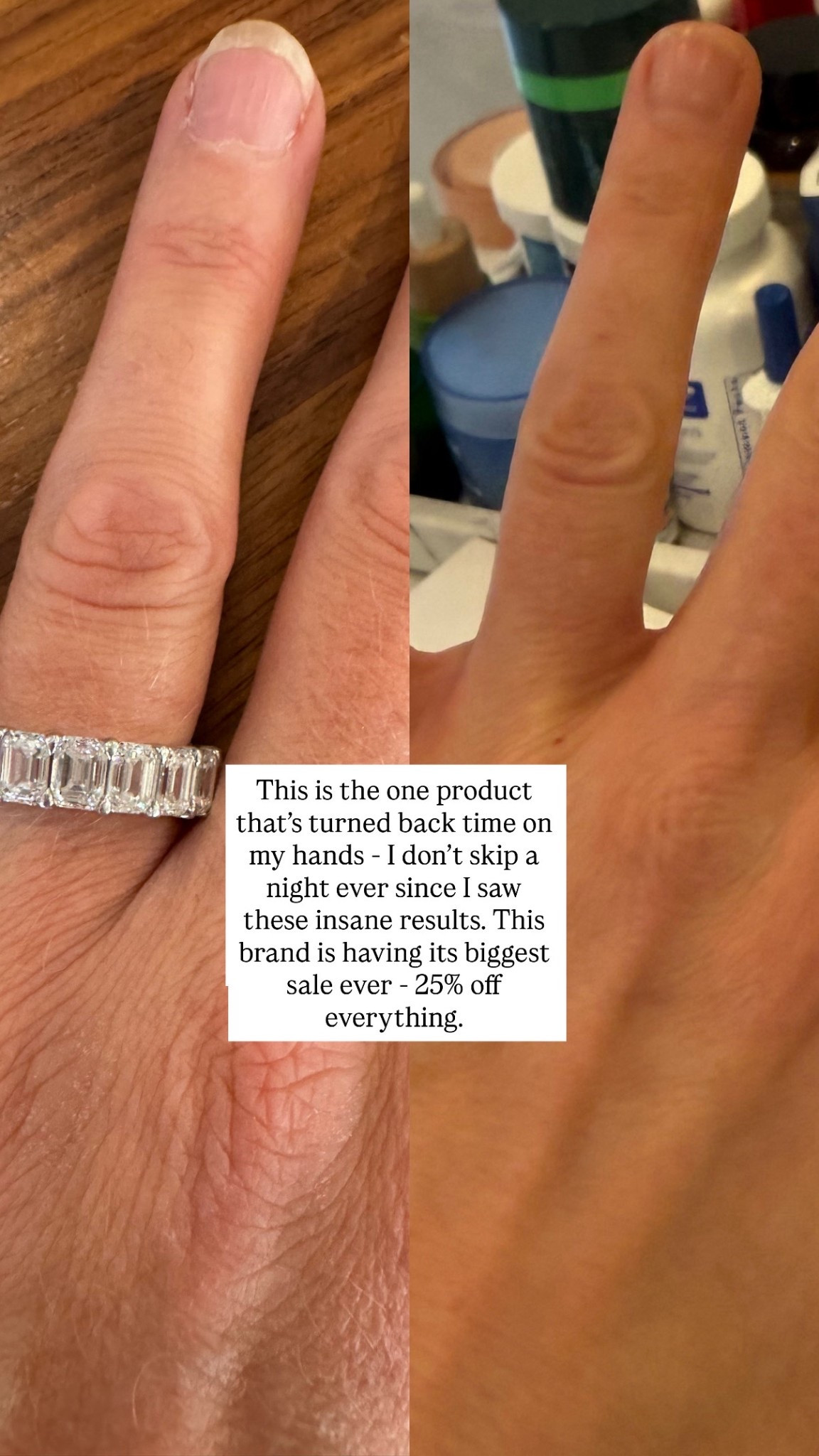 This is an insane product to turn back time. I use it on my face and hands! 

#LTKSaleAlert #LTKOver40 #LTKselfcare