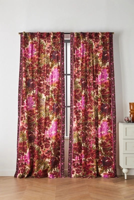 Vienne Velvet Curtain | Anthropologie (US)