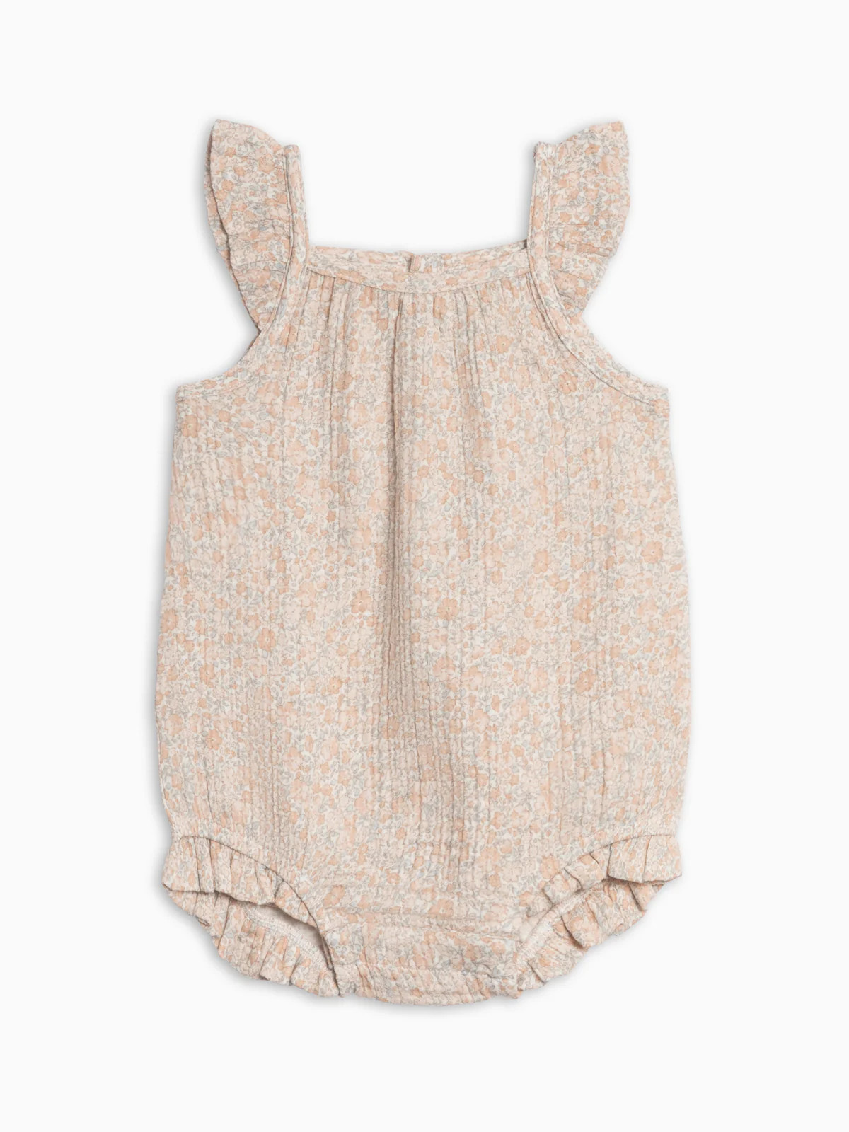Sandra Muslin Tank Bubble Romper - Golf | Colored Organics