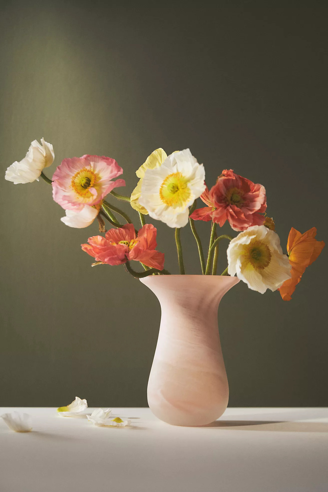 Marbled Glass Vase | Anthropologie (US)