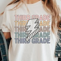 Third Grade Teacher Shirt, 3rd Shirt, Teacher Shirt Grade, Team Group Matching | Etsy (US)