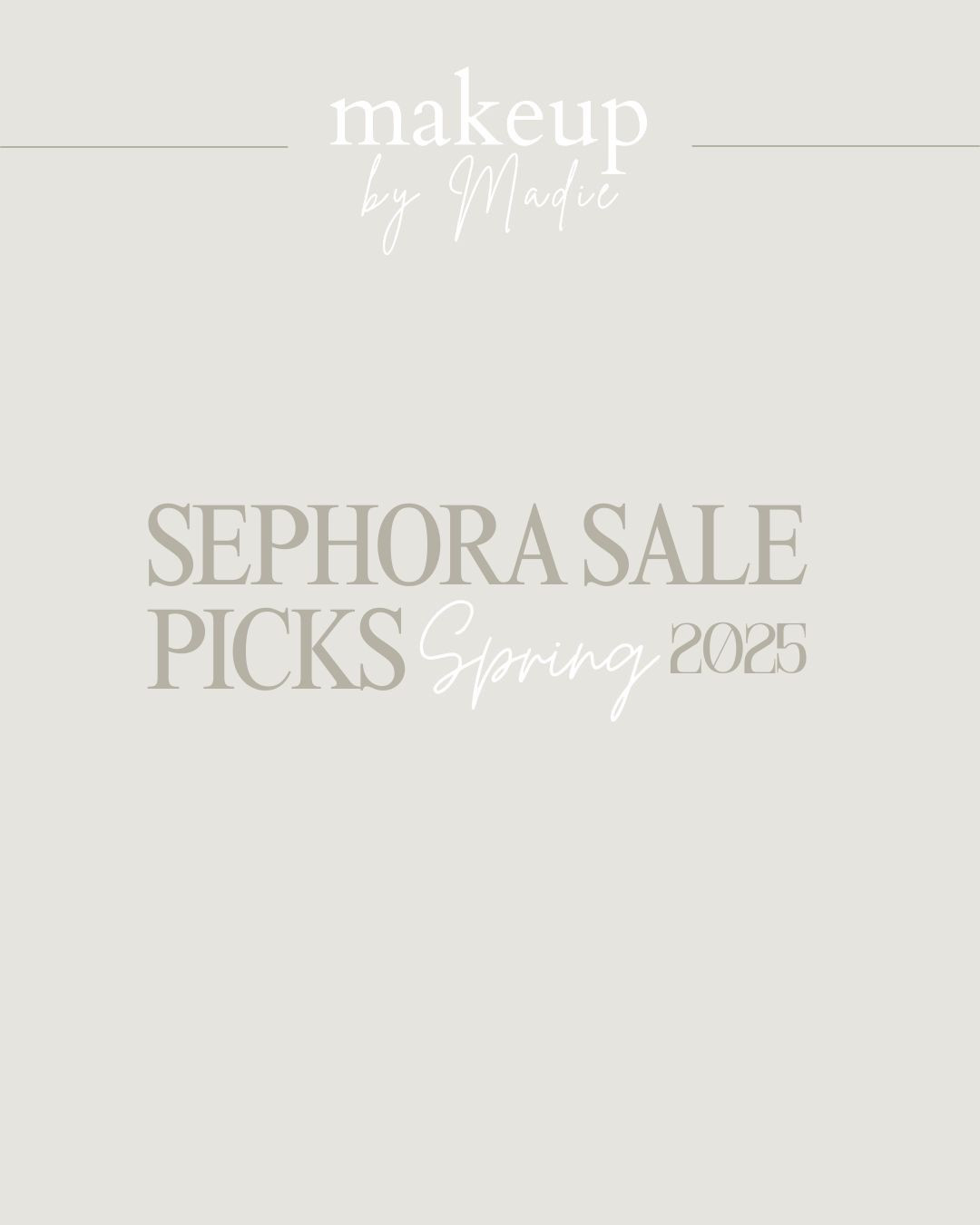 The Sephora sale is almost here!! Grab your goodies at a discounted price starting 4/4 for rouge members! 

#LTKBeauty