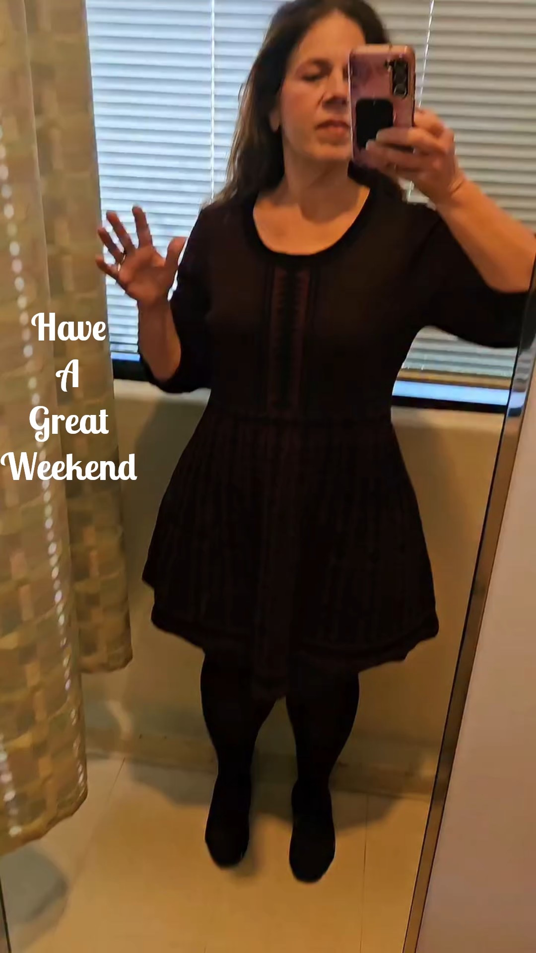 Have a great weekend!

Drop a comment with what vou are getting into this weekend.

I'm helping pack up my son to get him back to college for his second semester! 
#weekendvibes

Ask me about my outfit details! @LTK #stylementor