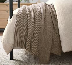Reversible Rib Blanket | Pottery Barn (US)