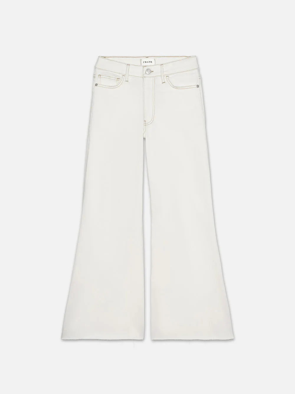 Le Palazzo Crop  in  Au Natural Clean | Frame Denim