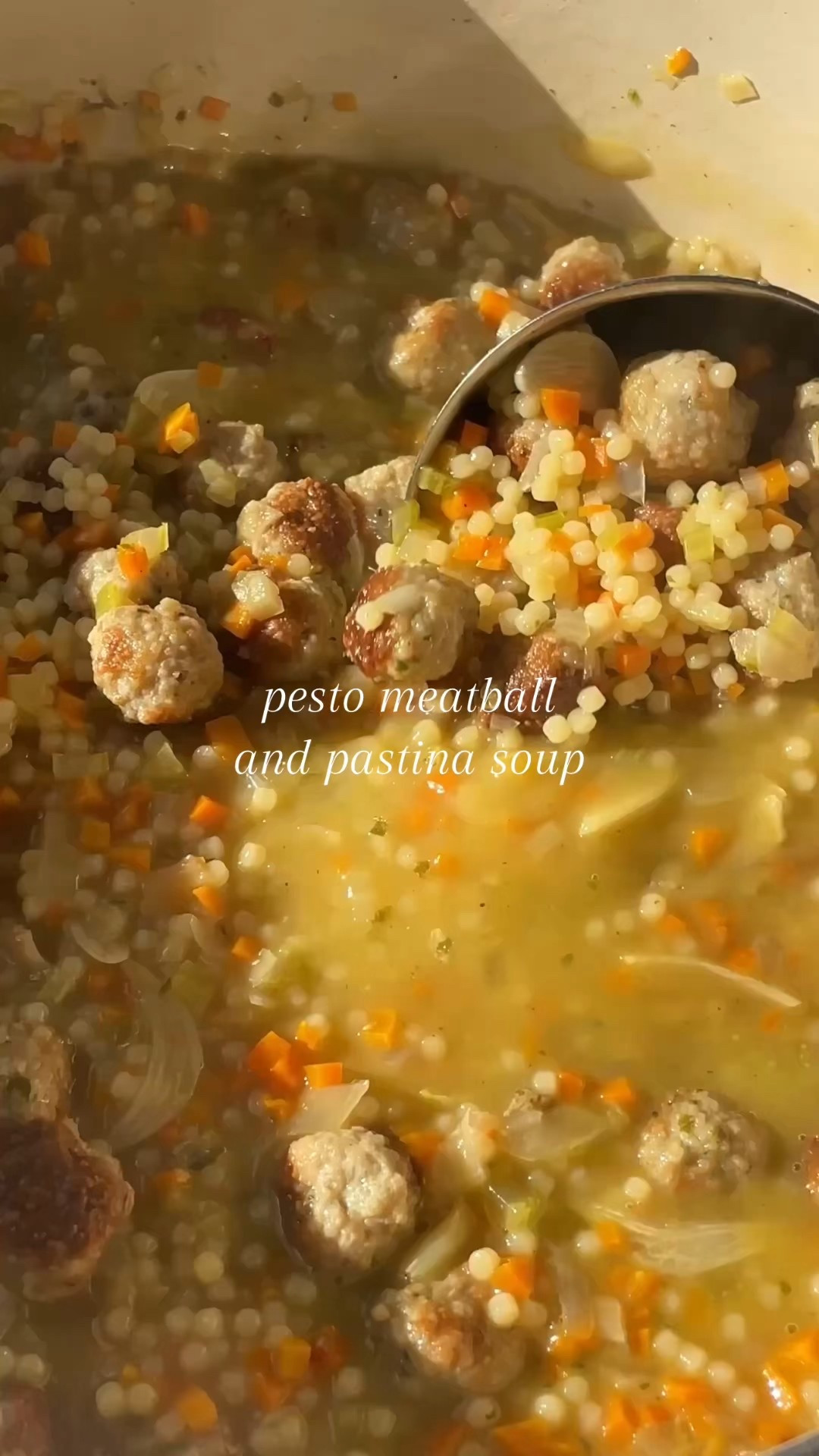 Soup Week is here! 🍲✨
Kicking it off with a family fave — Pesto Parm Meatball & Pastina Soup! Cozy, comforting, and on repeat in my house.

Tiny pasta, tender meatballs, and a pesto-infused broth = pure comfort. 💛


https://thedefineddish.com/pesto-meatball-and-pastina-soup/

🎥: @themindfulhapa #DDSoupWeek

#LTKSeasonal #LTKHome