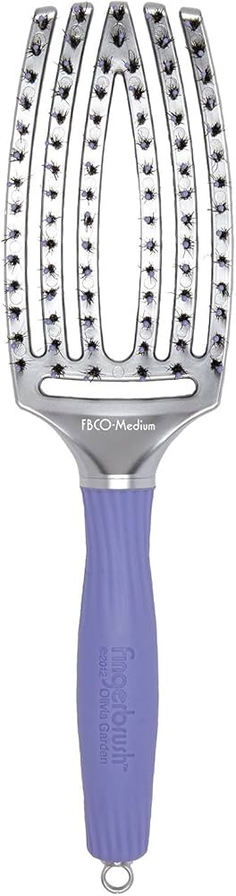Olivia Garden FingerBrush Scalp-Hugging & Vented Combo Paddle Hair Brush (ionic & 100% boar brist... | Amazon (US)