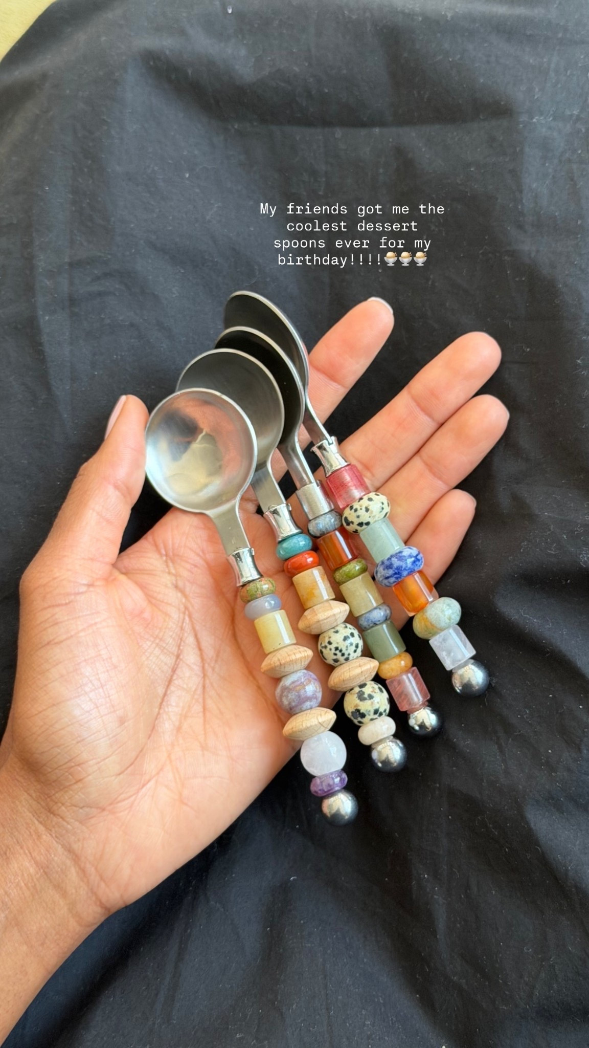 My friends got me the coolest dessert spoons ever for my birthday!!!!🍨🍨🍨

#LTKfoodie