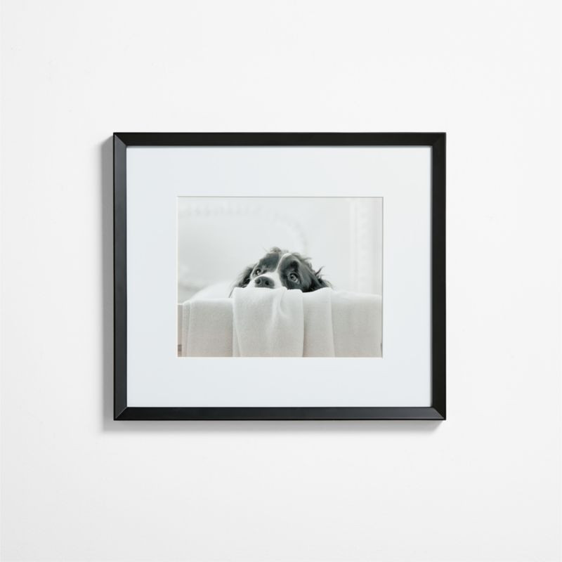 Icon Wood 11x14 Black Wall Frame + Reviews | Crate & Barrel | Crate & Barrel