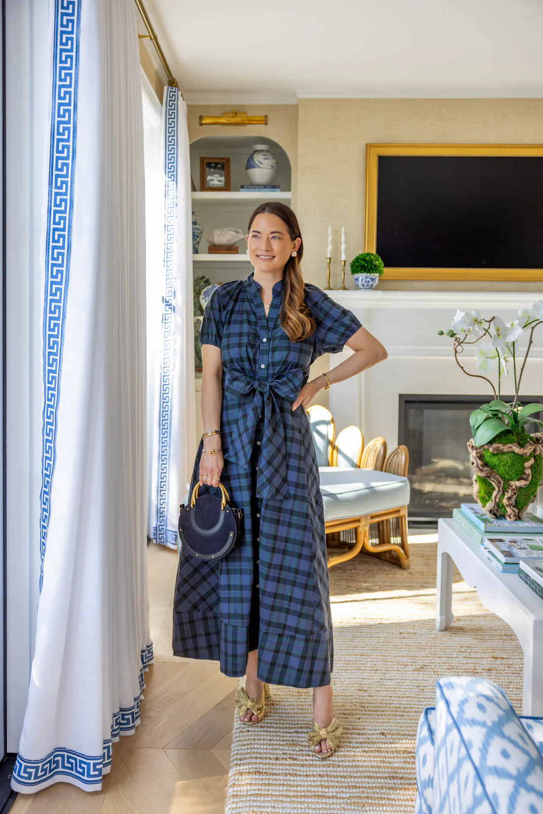 Blackwatch Abby Shirt  Dress | Sail to Sable