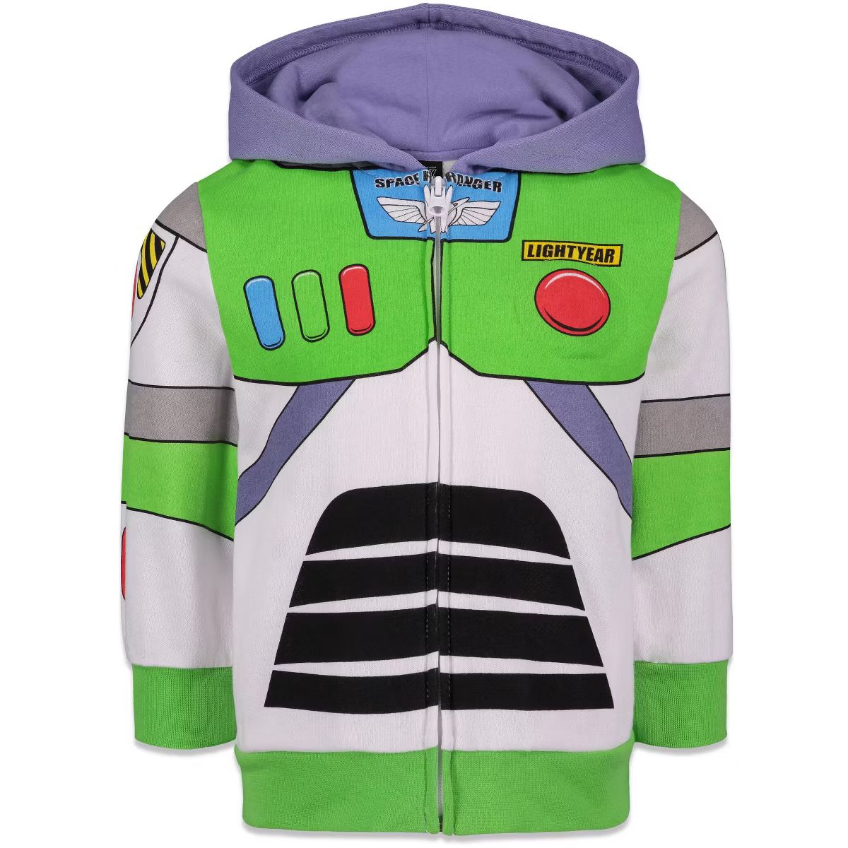 Disney Pixar Pixar Toy Story Buzz Lightyear Fleece iTalk Zip Up Hoodie Toddler | Target