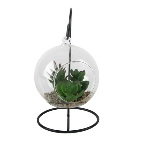 Hanging Glass Succulent with Stand | Walmart (US)