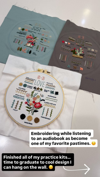 Embroidering has become one of my favorite pastimes! 

 #LTKdayinmylife #LTKmomlife #LTKselfcare