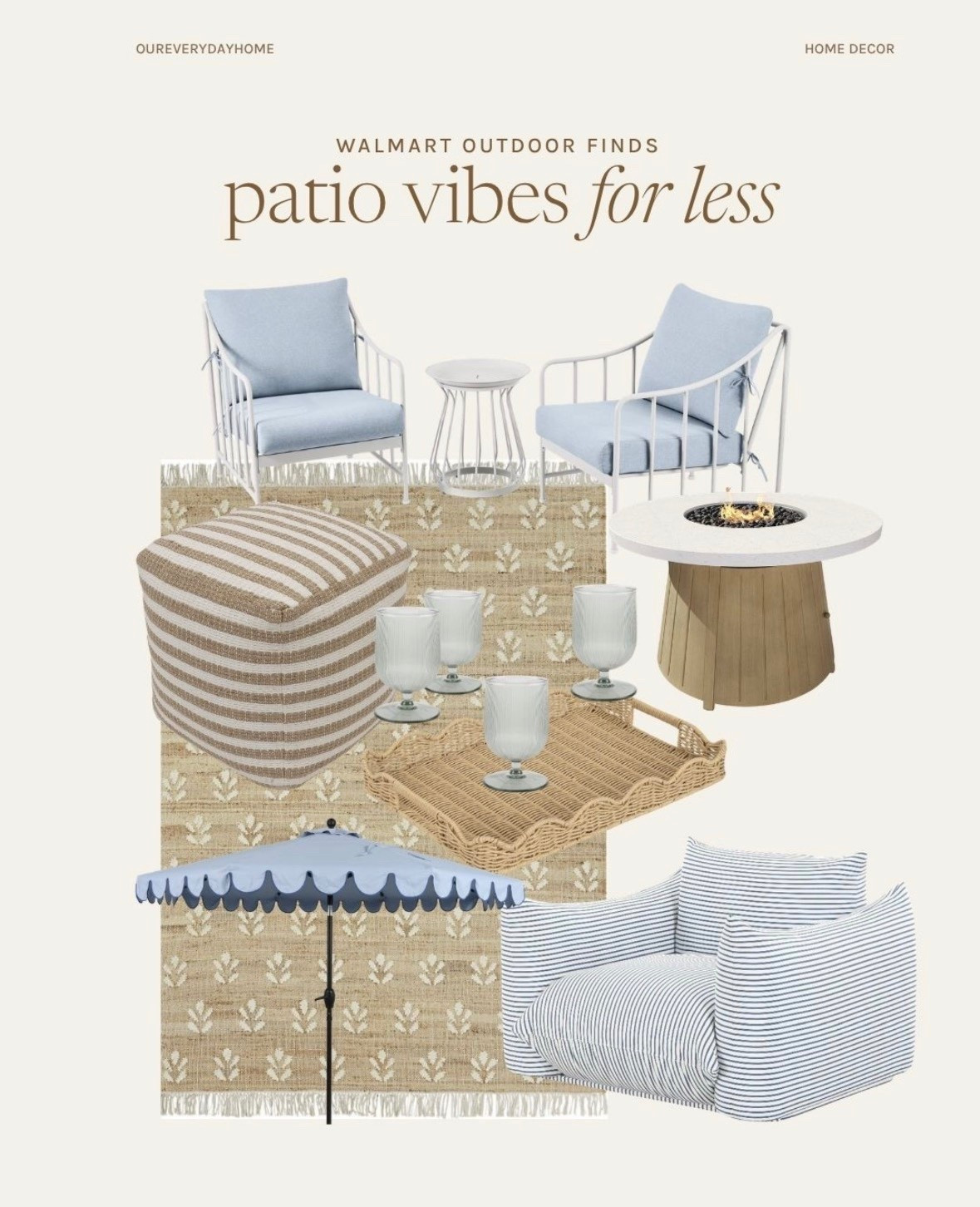 The weather is heating up and it’s almost time for patio days and nights. Prep your outdoor space today with these finds! 

Outdoor furniture 
Patio and outdoor home decor 

#LTKHome #LTKSeasonal
