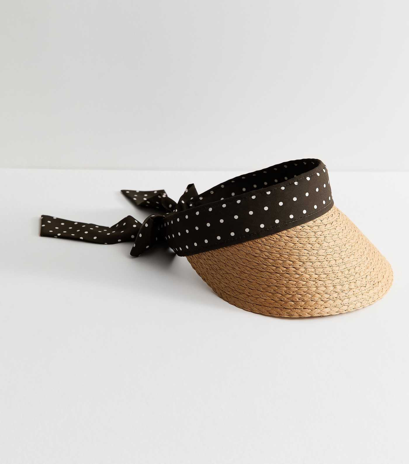 Stone Straw Visor Scarf | New Look | New Look (UK)