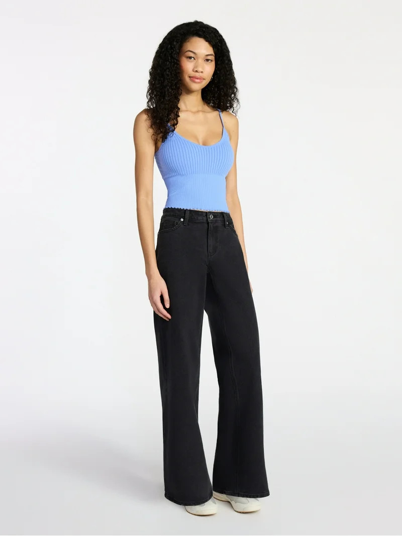 No Boundaries Seamless Scoop Neck Brami, Women’s & Women's Plus XXS-4X | Walmart (US)