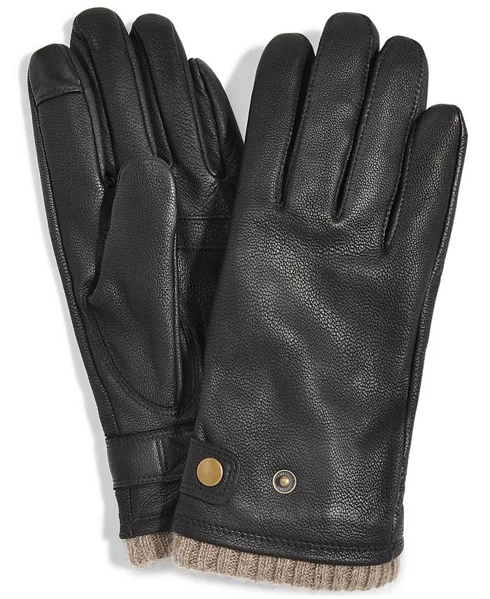 Men's Quilted Cashmere Gloves, Created for Macy's | Macy's