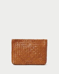 Marissa Timber Flat Woven Clutch | Loeffler Randall