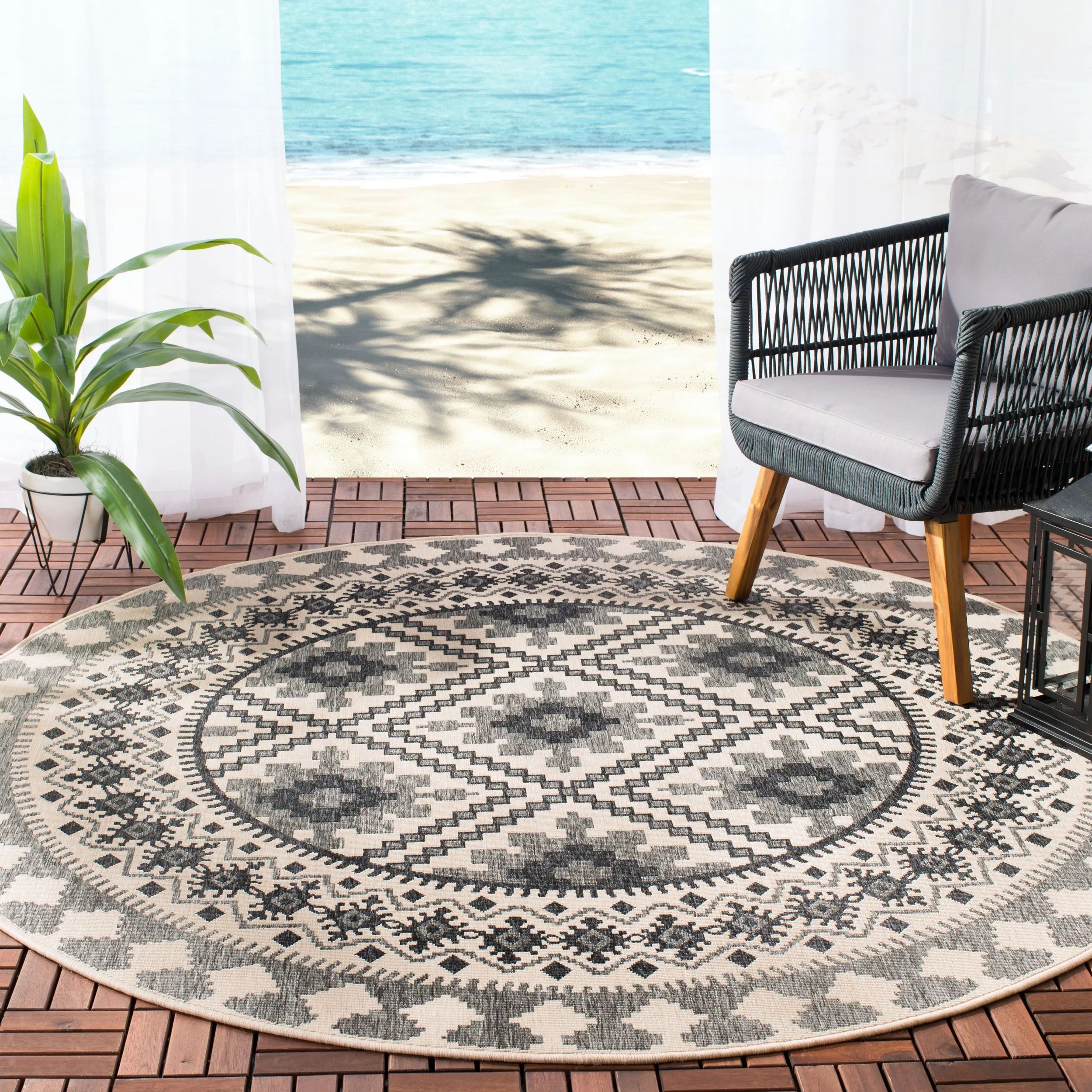 Safavieh Veranda Magna Southwestern Indoor/Outdoor Area Rug - Walmart.com | Walmart (US)