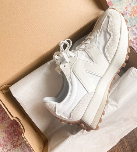Perfect neutral spring tennis shoe! I ordered mine from Nordstrom and by the time they arrived they were sold out. I finally found them in stock at another retailer. Hard to tell from the photo but they are cream and white. #newbalance #springshoe #neutralshoe 

#LTKshoecrush