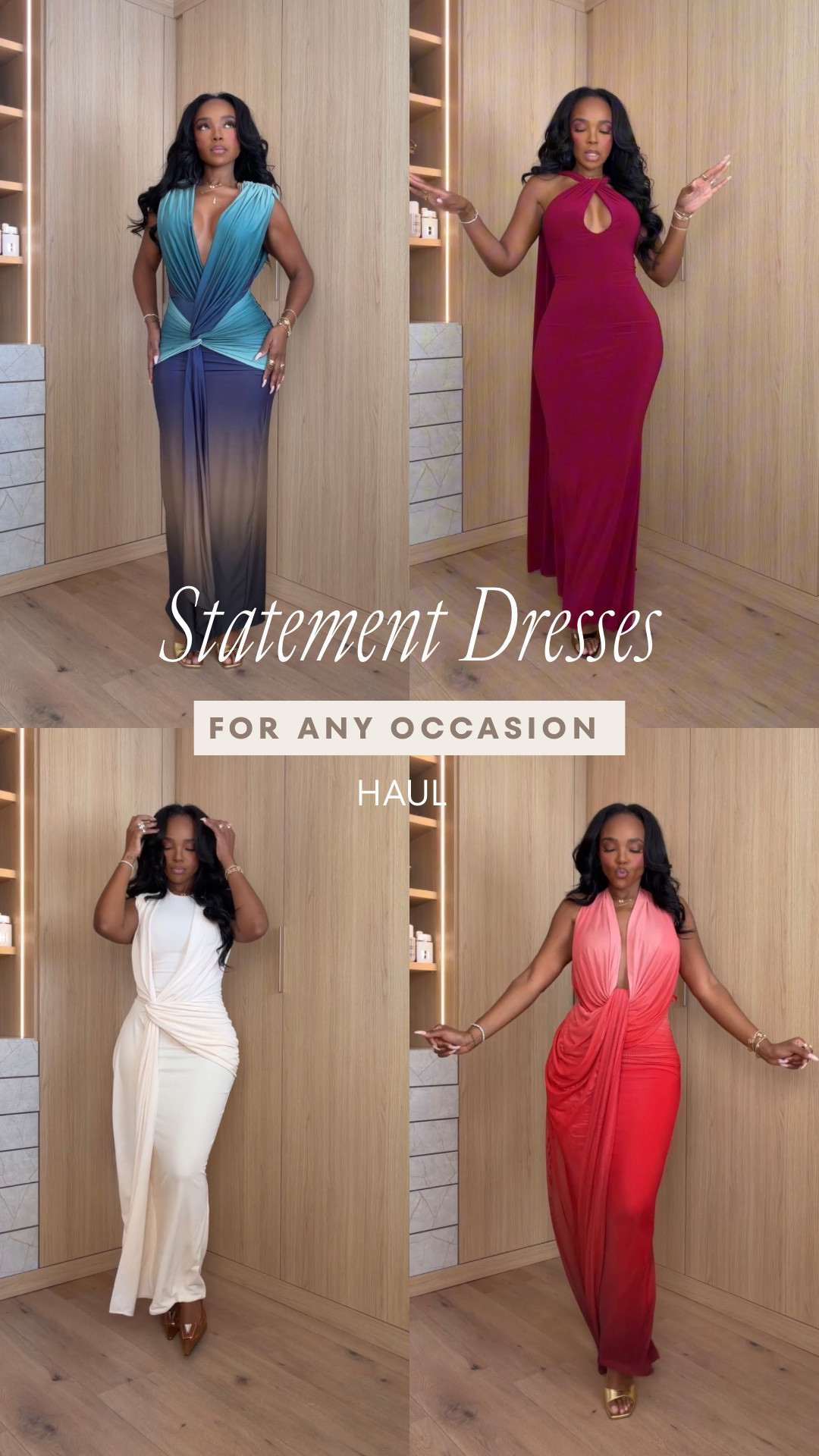 If the invitation says dress to impress, start here. ✨

These are the statement dresses you pull out when the occasion deserves a little drama — weddings, birthday dinners, date nights, holiday parties, and all the events where you want the silhouette, color, and draping to do the work for you.

statement dresses, date night outfits, wedding guest dresses, fall wedding guest dress, special occasion dresses, fall dresses, holiday party dresses, birthday dinner outfits, evening dresses, going out dresses

Wearing: Size Small/4 | 5’4” | 140 lbs | 34D-27-40

📲 Download the free LTK app & follow @kirasfashionfinds to shop all my daily finds.#LTKStyleTip

#LTKPetite #LTKSeasonal #LTKgrwm #LTKPetite