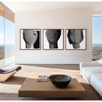 Minimalist Set Of 3 Black & White Art Prints, Abstract Faces Triptych, Contemporary Zen Wall Statement Artworks | Etsy (US)