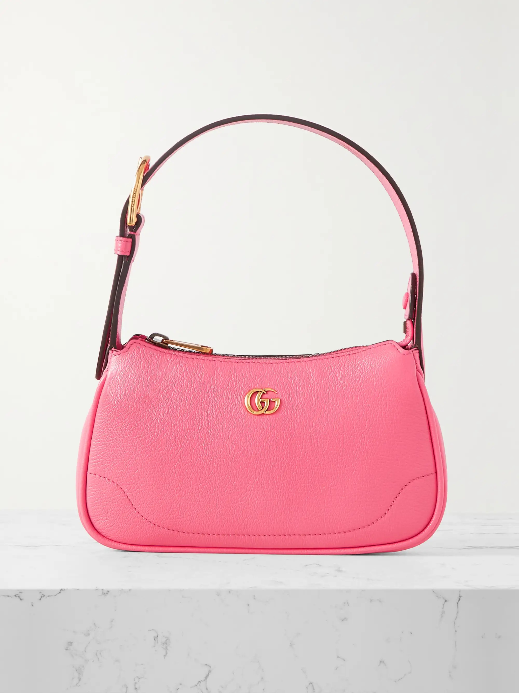 Aphrodite embellished textured-leather shoulder bag | NET-A-PORTER APAC