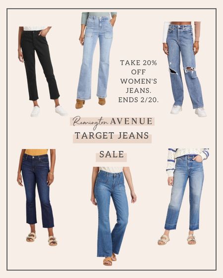Target has all jeans on sale this weekend! Take 20% off!

#jeans #denim

#LTKSale #LTKsalealert #LTKunder50