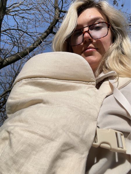 Tried out my Wild Bird baby carrier today