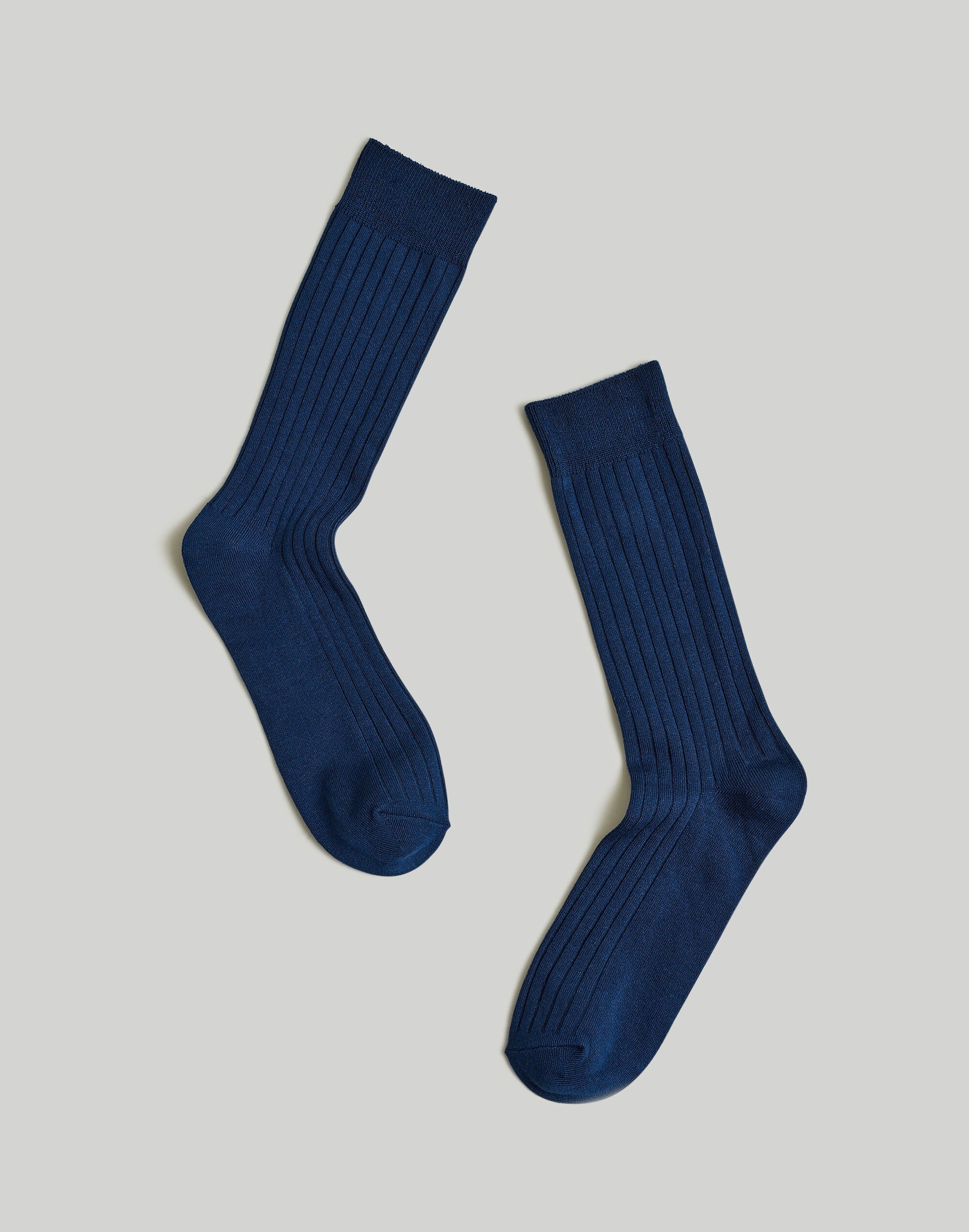 Slinky Ribbed Trouser Socks | Madewell
