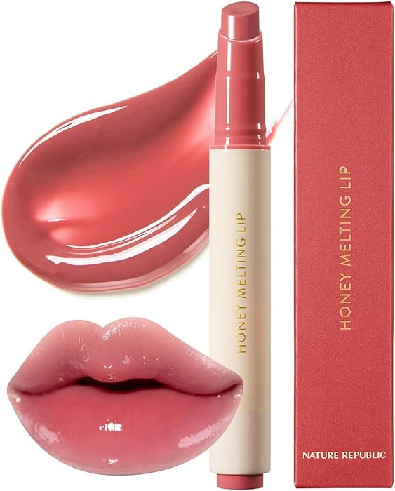 Nature Republic HONEY MELTING LIP (07 LYCHEE) SOFT LIP STICK, Hydrating Gloss, Moisturizing balms... | Amazon (US)