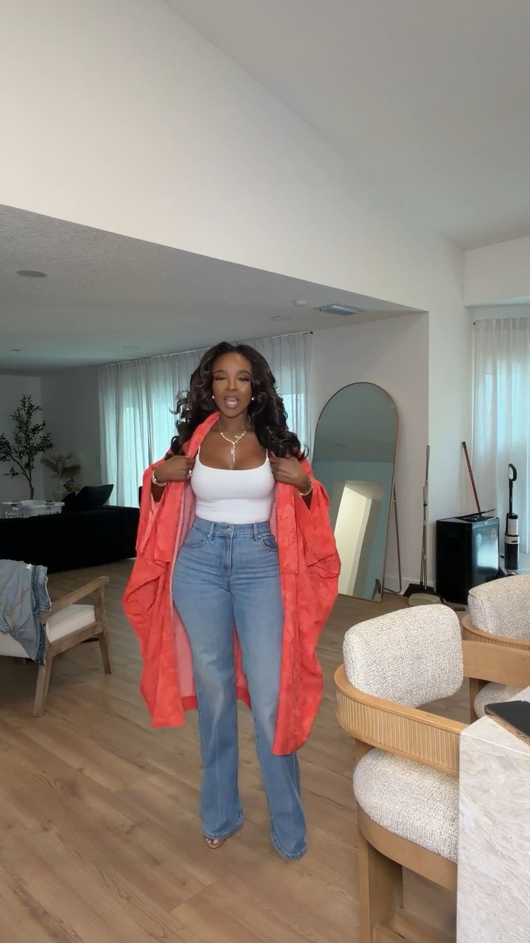 Scroll to shop! ✨ Everything from this look is linked below. 👇🏽    

Wearing: Size Small | 5’4” | 140 lbs  

📲   Download the FREE LTK app & follow me (@kirasfashionfinds) to shop all my daily finds.  #LTKootd #LTKPetite #LTKU