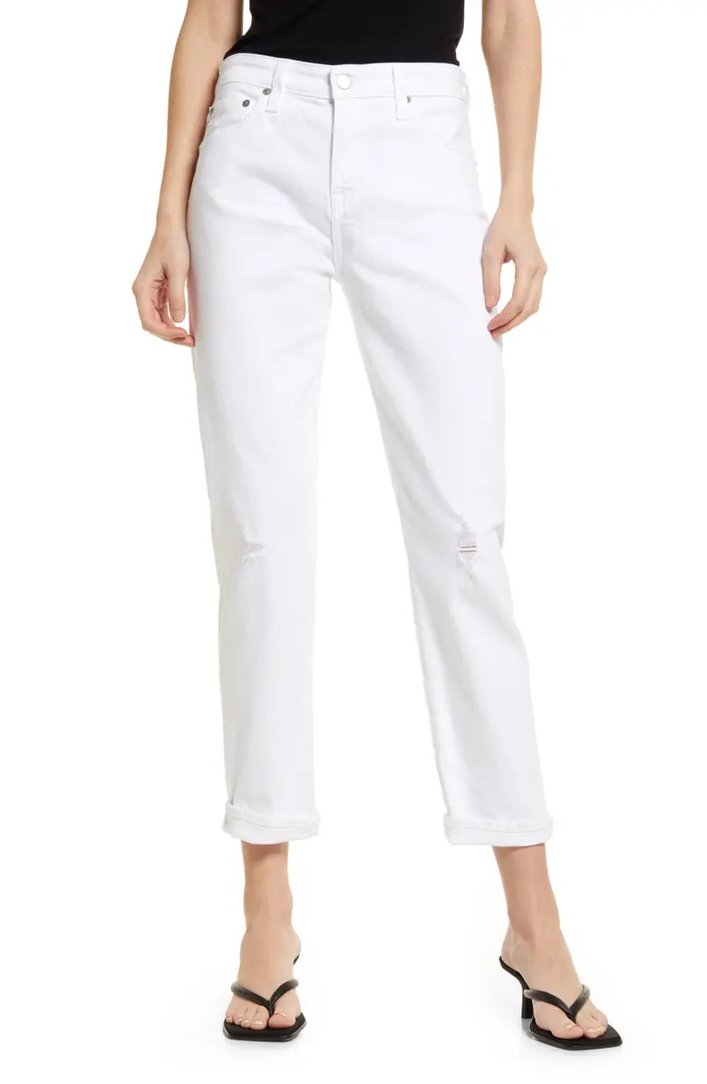 Ex-Boyfriend Slouchy Slim Crop Jeans | Nordstrom