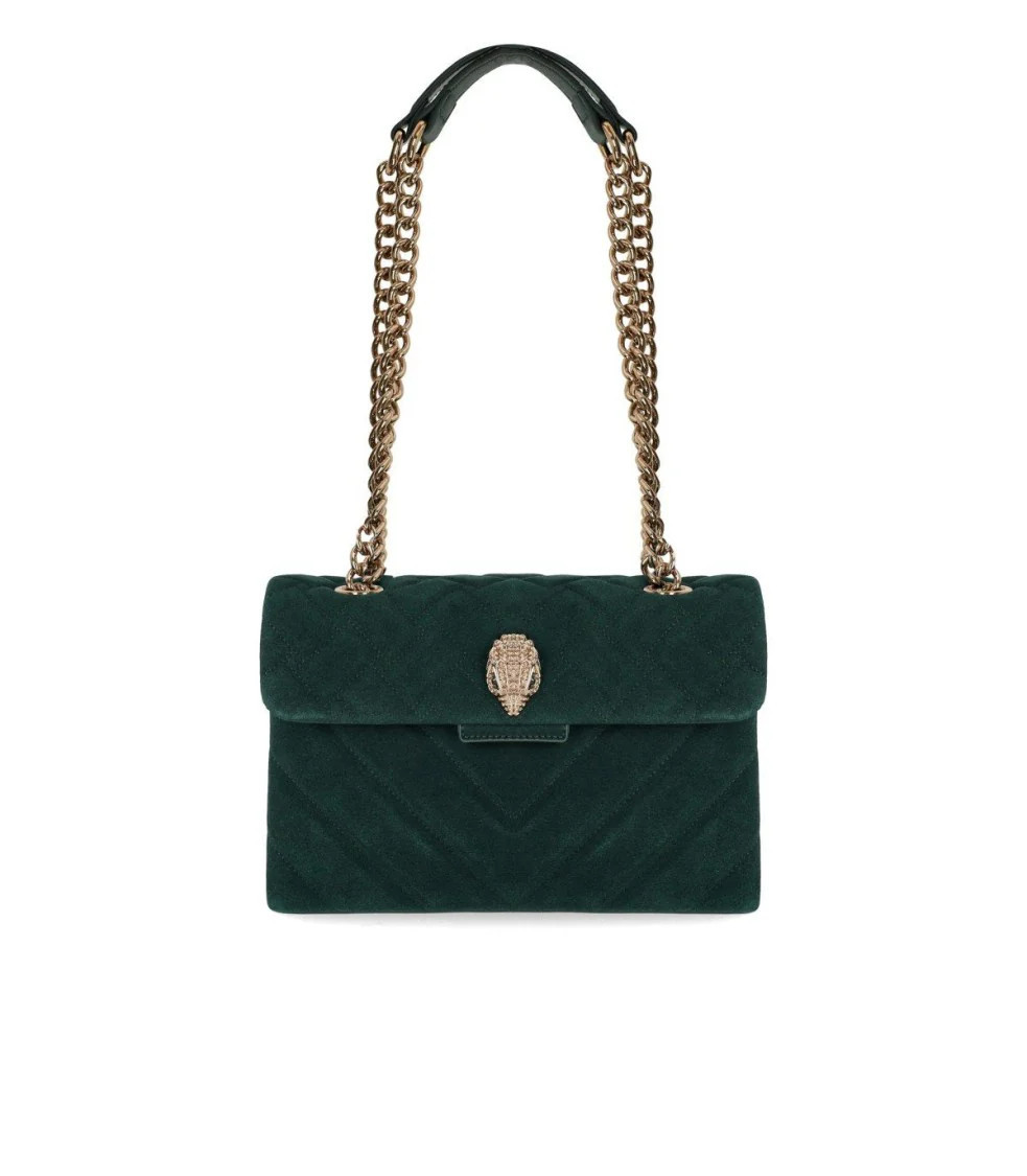Kensington Large Green Shoulder Bag | Shop Simon