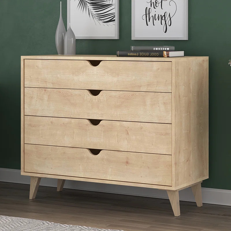 Puzant Premium 4 Drawer Dresser | Wayfair Professional
