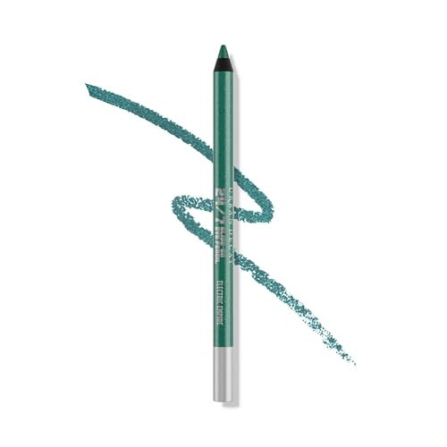 URBAN DECAY 24/7 Glide-On Waterproof Eyeliner Pencil - Smudge-Proof, Long-Lasting, Transfer-Proof, Up to 16HR Wear, Smooth No-Tug Formula, Electric Empire (Metallic Green) - 0.04 oz | Amazon (US)