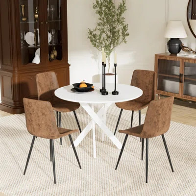 5 Pieces Dining Table Set for 4 | Wayfair North America