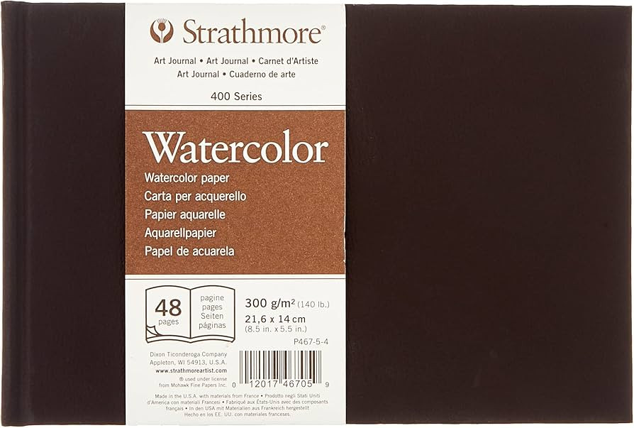 Strathmore Paper (467-5 Strathmore STR-467-5 48 Sheet No 140 Watercolor Art Journal, 8.5 by 5.5",... | Amazon (US)