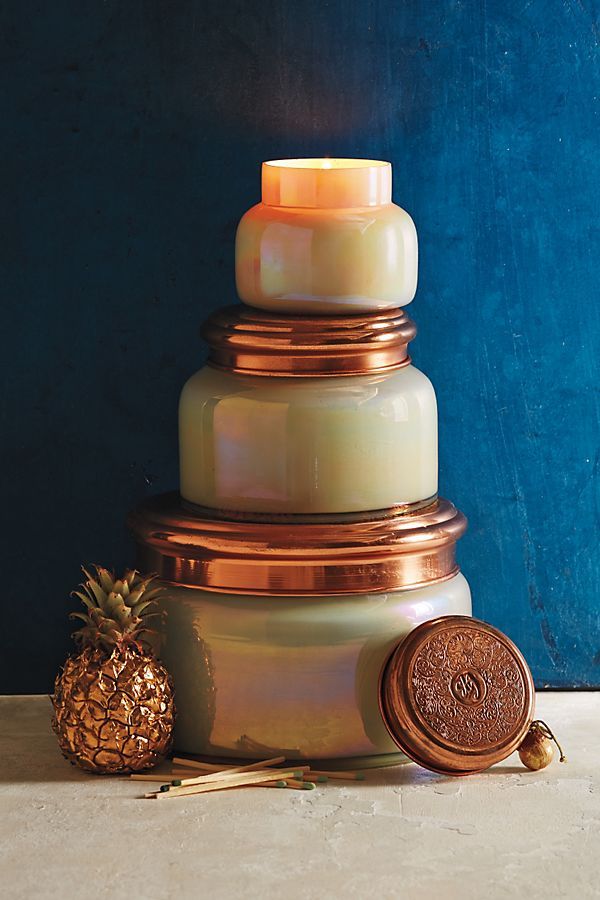 Capri Blue Iridescent Jar Candle | Anthropologie (US)